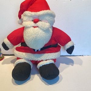 NWT & Vintage Nylon Santa